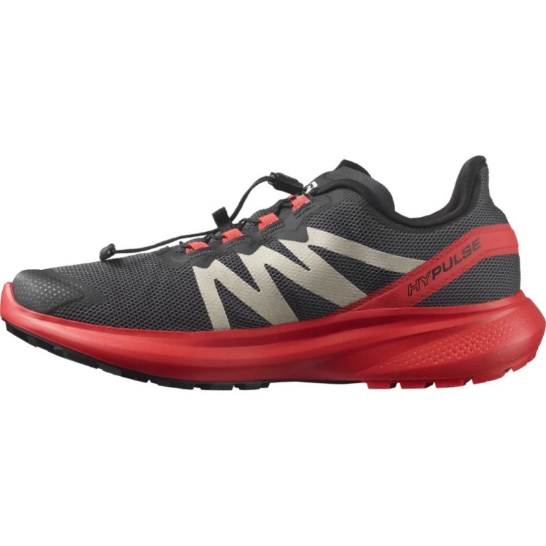 Sapatilhas Trail Running Salomon Hypulse Masculino Pretas Vermelhas | PT C09578